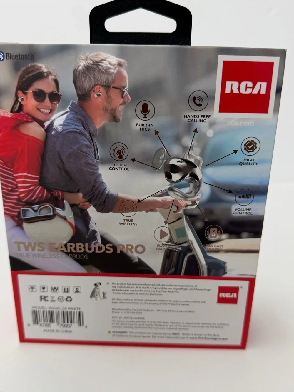 RCA TWS Earbuds Pro True Wireless Earbuds - White